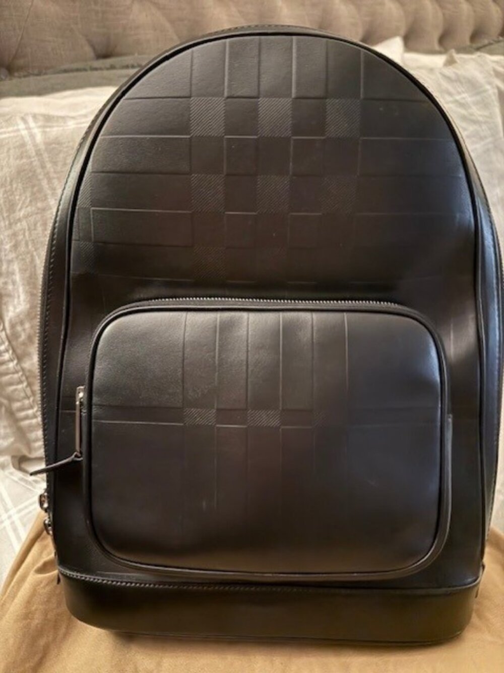 Burberry Abbeydale Leather Backpack – Black – Excellent Condition